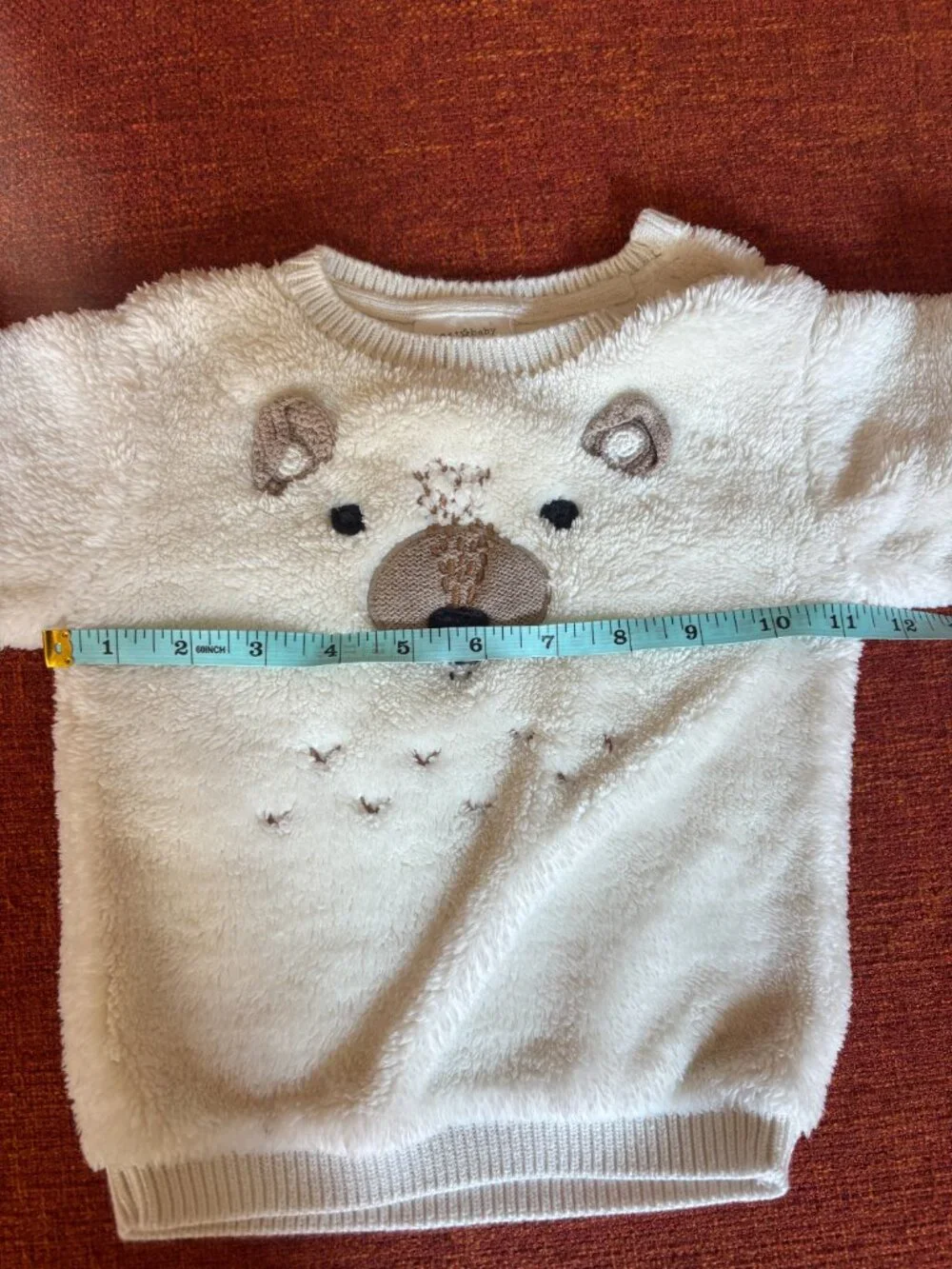 Next Baby Fleece Bear Sweater and Pants Set 12-18 Months